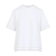 Peserico Vit T-shirt Damkläder White, Dam