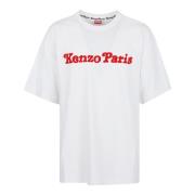 Kenzo Herr Stilren Vit T-shirt White, Herr