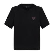 AllSaints T-shirt 'Lover' Black, Dam