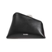 The Attico Svart Clutchväska Elegant Asymmetrisk Design Black, Dam