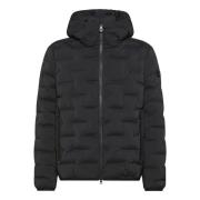 Peuterey Svart Bomberjacka med Primaloft® Foder Black, Herr