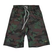 F**k Herr Lace-Up Boxer Simshorts Green, Herr