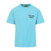 Gallery Dept. Blå T-shirt Stiligt Avslappnat Plagg Blue, Herr