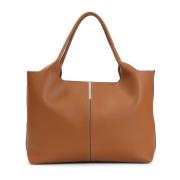 Tod's Elegant Nude Shopper Väska Brown, Dam