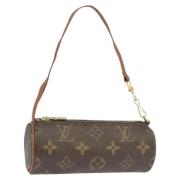 Louis Vuitton Vintage Pre-owned Canvas handvskor Brown, Dam