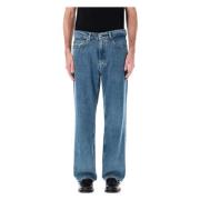 Our Legacy Vintage Tvättad Denim Jeans Blue, Herr