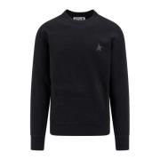 Golden Goose Ikonisk stjärn bomullsweatshirt Black, Herr