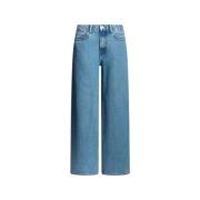 Pepe Jeans Wide Leg Jeans i Red Bull Stil Blue, Dam