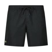 Lacoste Logo Patch Badshorts Black, Herr