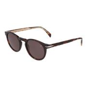 Eyewear by David Beckham Retro Runda Solglasögon Kollektion Brown, Uni...