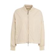 Afterlabel Beige Vadderad Bomberjacka Beige, Dam