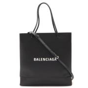 Balenciaga Vintage Pre-owned Laeder totevskor Black, Dam