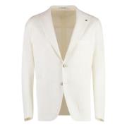 Tagliatore Bomullsblazer med Reverskrage White, Herr