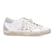 Golden Goose Läder Sneakers Höjer Din Stil White, Dam