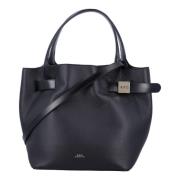 A.p.c. Kornat Läder Daria Väska Black, Dam