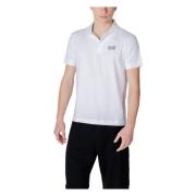 Emporio Armani EA7 Kortärmad Polo Vår/Sommar Kollektion White, Herr