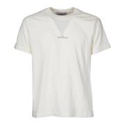 Stone Island Ekologisk Bomull Kortärmad Jersey T-shirt Beige, Herr