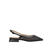 ALMA EN PENA Mesh Ballerina med strass Black, Dam