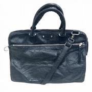 Balenciaga Vintage Pre-owned Laeder portfljer Black, Herr