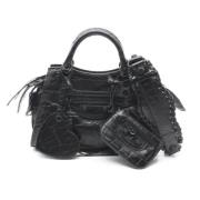 Balenciaga Vintage Pre-owned Laeder balenciaga-vskor Black, Dam