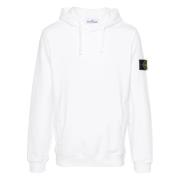 Stone Island Vita Tröjor för Män White, Herr