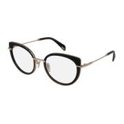 Police Glitter Cat Eye Frames för kvinnor Black, Dam