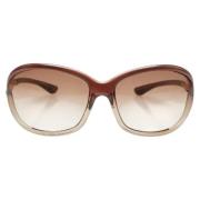 Tom Ford Pre-owned Pre-owned Plast solglasgon Brown, Dam