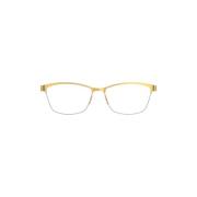 Lindberg Stiliga Glasögon med Acetatram Yellow, Unisex