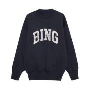 Anine Bing Bradie Sweatshirt Blue, Dam