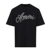 Amiri Svart T-shirt Black, Herr