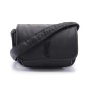 Yves Saint Laurent Vintage Pre-owned Canvas axelremsvskor Black, Herr