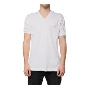 Dolce & Gabbana Vit Bomull Logo T-shirt White, Herr