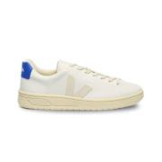 Veja Vita Sneakers med Blå Häl White, Herr