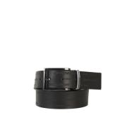 Emporio Armani Belts Black, Herr