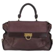 Salvatore Ferragamo Pre-owned Pre-owned Laeder handvskor Brown, Dam