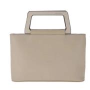 Salvatore Ferragamo Pre-owned Pre-owned Laeder handvskor Beige, Dam