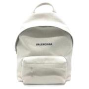 Balenciaga Vintage Pre-owned Bomull balenciaga-vskor White, Dam