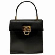 Salvatore Ferragamo Pre-owned Pre-owned Laeder handvskor Black, Dam