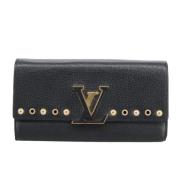 Louis Vuitton Vintage Pre-owned Laeder plnbcker Black, Dam