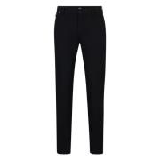 Hugo Boss Slim Fit Bomull Stretch Byxor Black, Herr