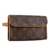 Louis Vuitton Vintage Pre-owned Canvas crossbodyvskor Brown, Dam