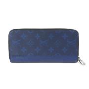 Louis Vuitton Vintage Pre-owned Laeder plnbcker Blue, Dam