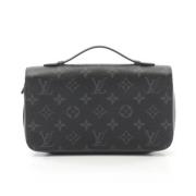 Louis Vuitton Vintage Pre-owned Laeder plnbcker Black, Dam