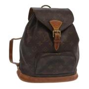 Louis Vuitton Vintage Pre-owned Canvas axelremsvskor Brown, Dam