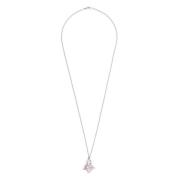 Vivienne Westwood Orb Plaque Crystal Hänge Halsband Gray, Dam