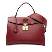 Dior Vintage Pre-owned Laeder handvskor Red, Dam