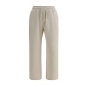 Dolce & Gabbana Modern Wide-Leg Sweatpants med Dragsko Beige, Herr