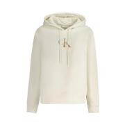 Calvin Klein Stilren Baumwollpullover White, Dam