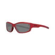 Timberland Röda polariserade plast solglasögon Red, Unisex