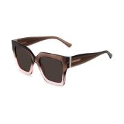 Jimmy Choo Brun Acetat Solglasögon Edna-S-08M Brown, Dam